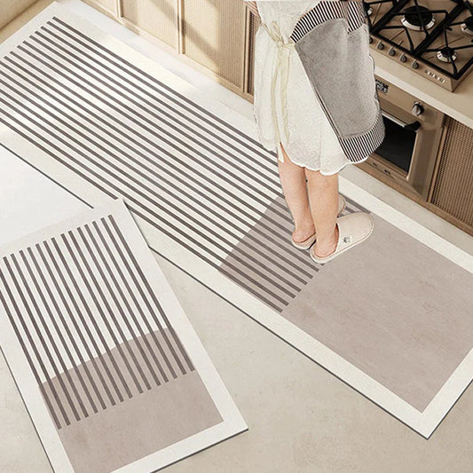 Halkfri och Absorberande Matta – Modern Design för Kök, Badrum och Entré