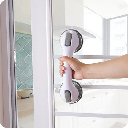 GlideHold Stödhandtag med Sugkopp – Halksäkert Grepp för Badrum, Toalett & Dusch