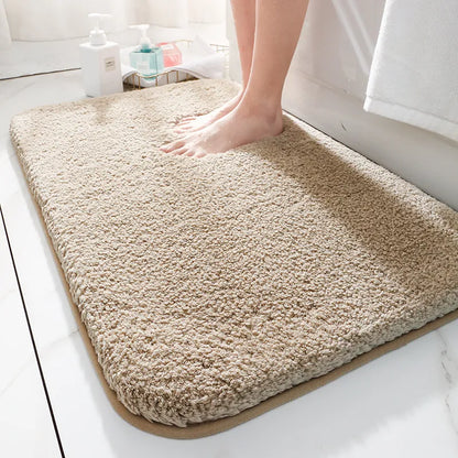 Lyxig Badrumsmatta med Extra Tjock Mikrofiber – Halkfri och Snabbtorkande