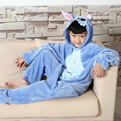 Stitch Pyjamasdräkt för Barn – Mjuk, Mysig och Perfekt för Sömn & Lek
