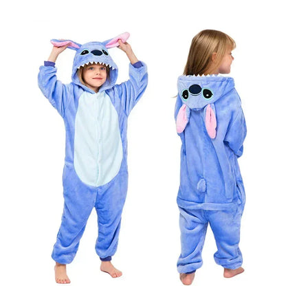 Stitch Pyjamasdräkt för Barn – Mjuk, Mysig och Perfekt för Sömn & Lek