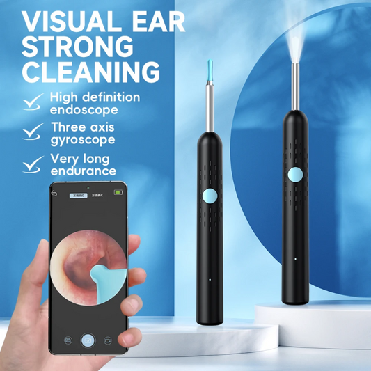 EarCamera Öronrensare med Kamera – Trådlös HD Inspektionspenna för Säker Öronvård | Apple & Android Kompatibel