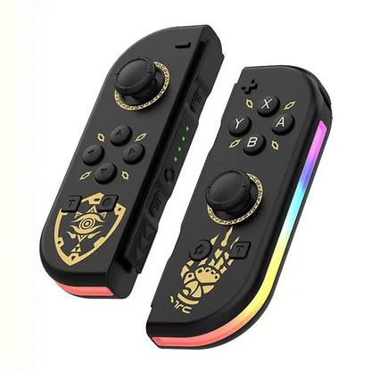 Trådlös Spelkontroll med Dynamisk Vibration och Anpassningsbar RGB-Belysning