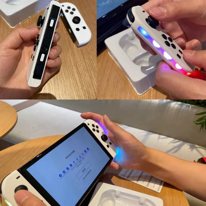 Trådlös Spelkontroll med Dynamisk Vibration och Anpassningsbar RGB-Belysning