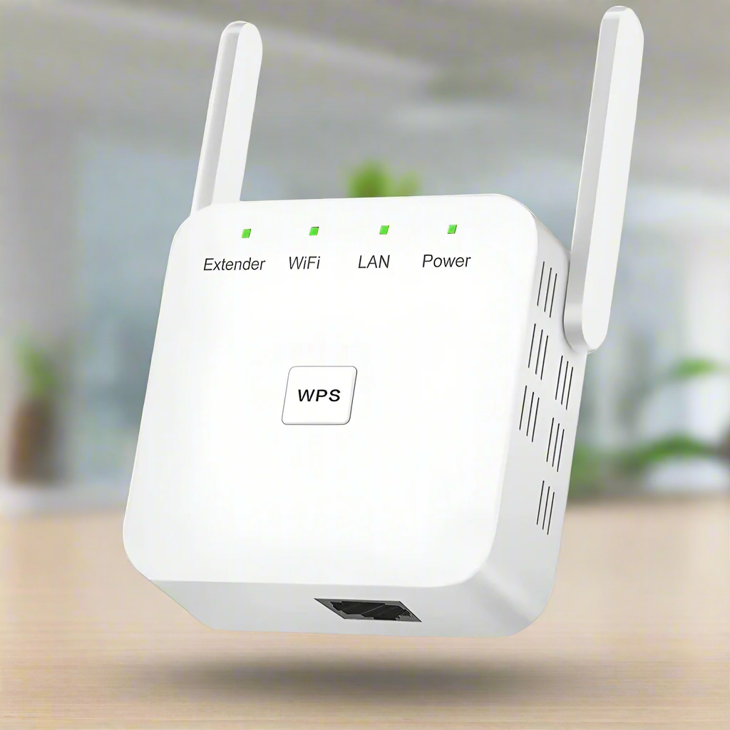 Trådlös WiFi-förstärkare med Dubbelband – Utökar Räckvidd och Eliminerar Döda Zon i Hemmet