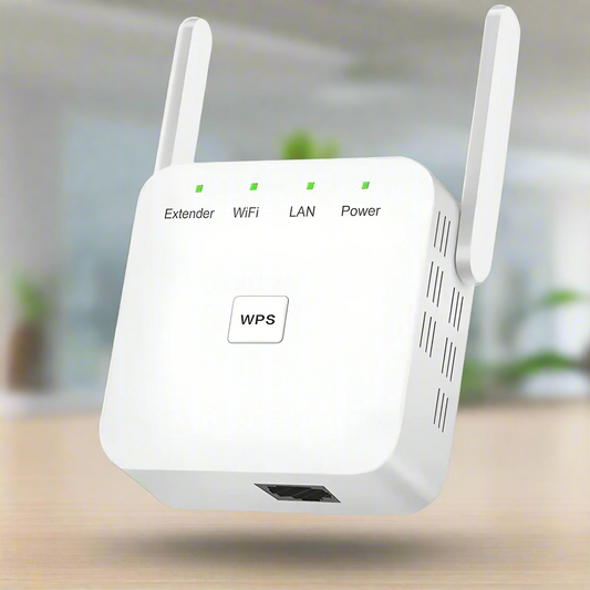 Trådlös WiFi-förstärkare med Dubbelband – Utökar Räckvidd och Eliminerar Döda Zon i Hemmet