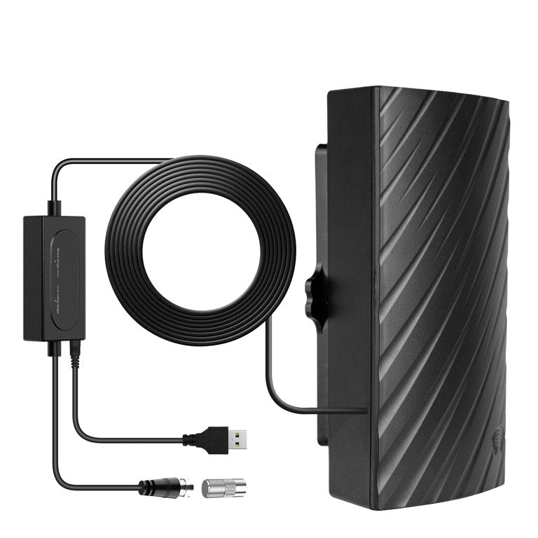 Långdistans HDTV Antenn för Inomhusbruk – 600 Miles Räckvidd, 4K/1080P-kompatibel med 5m Koaxialkabel
