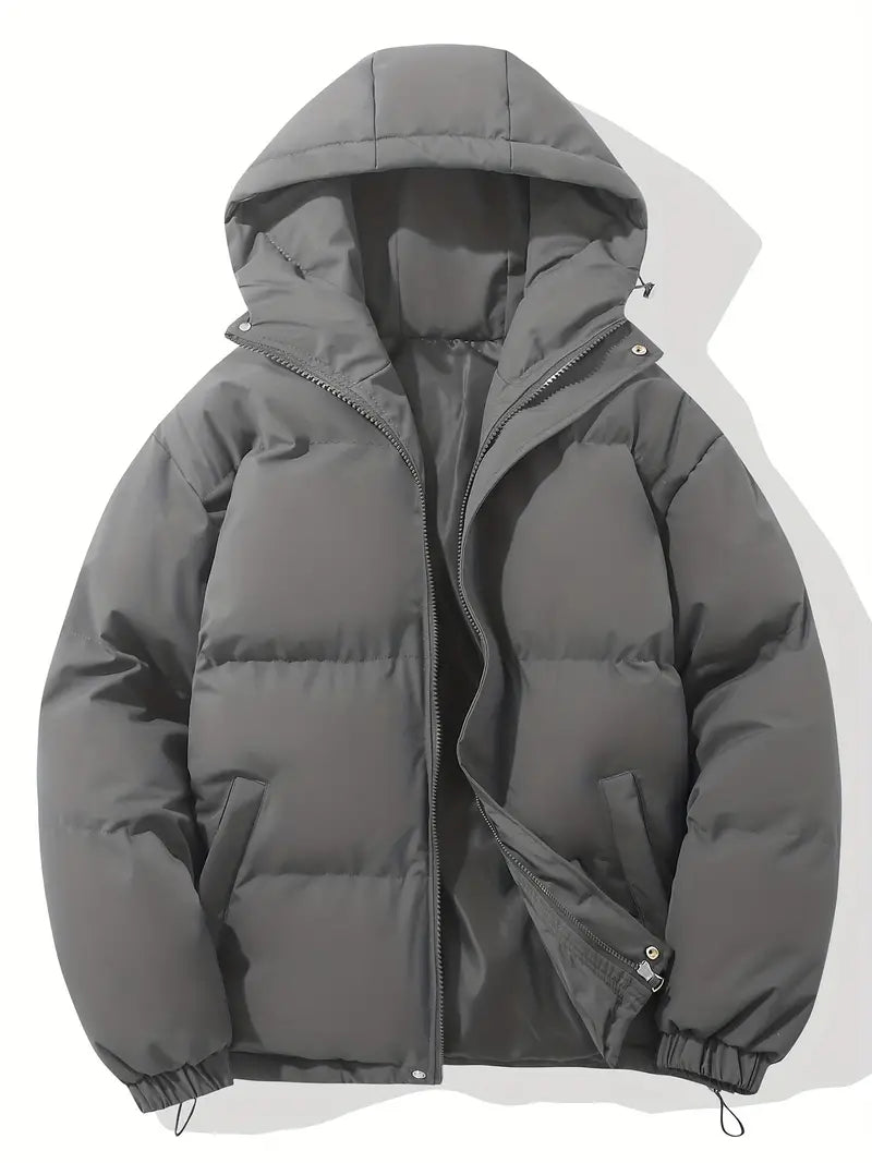 Vinterjacka med Huva – Vattentät & Varm Jacka för Kallt Väder i Oversize Stil | S–3XL