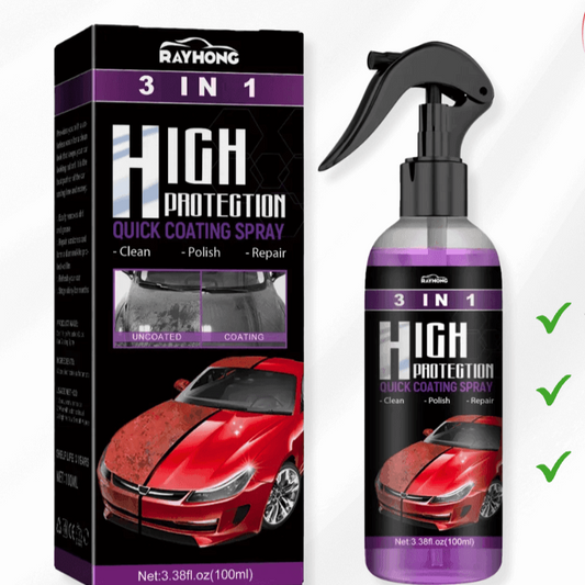 Multifunktionell bilspray – skydd, polering & glans i ett!