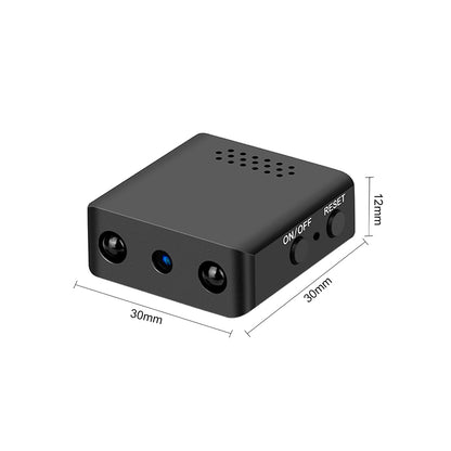 Trådlös HD-Övervakningskamera med Rörelsedetektering & Nattseende – 1080p, Laddningsbart Batteri, Kompakt Inomhuskamera