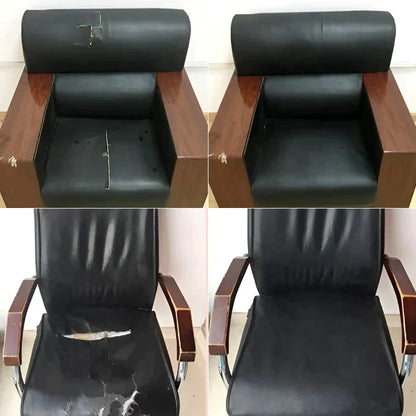 FixLeather - Självhäftande Läderreparationsplåster - Återställ Dina Möbler Enkelt och Billigt
