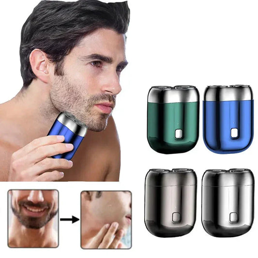 Mini Rakhyvel med USB-laddning – Vattentålig Reserakhyvel med Dubbel Rakhyvelring