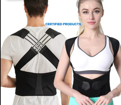 Ryggstöd för Hållning – Justerbart Posture Belt för Smärtlindring och Förbättrad Kroppshållning