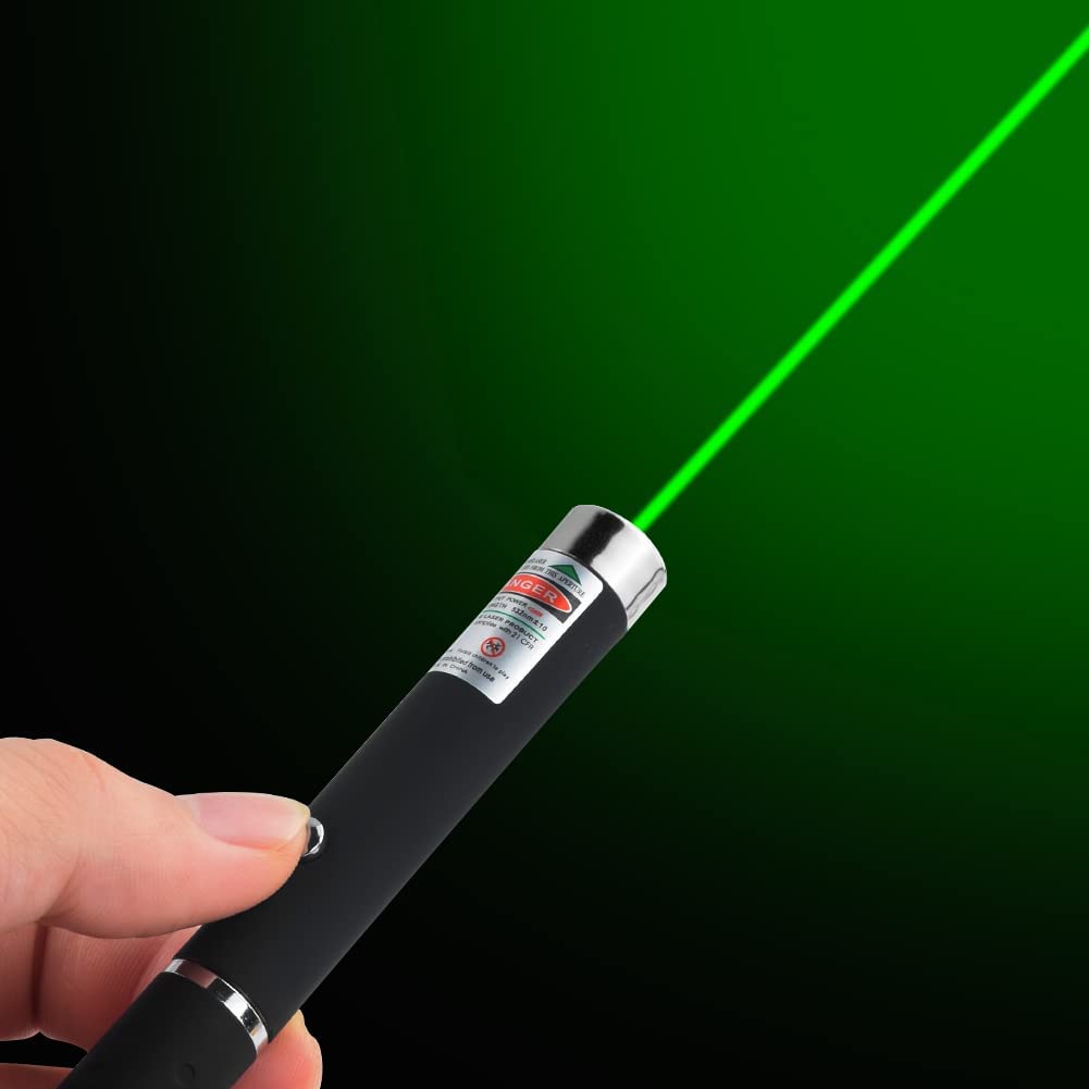 Grön Laserpekare med Hög Effekt – AstroLaser för Astronomi, Presentationer & Husdjur