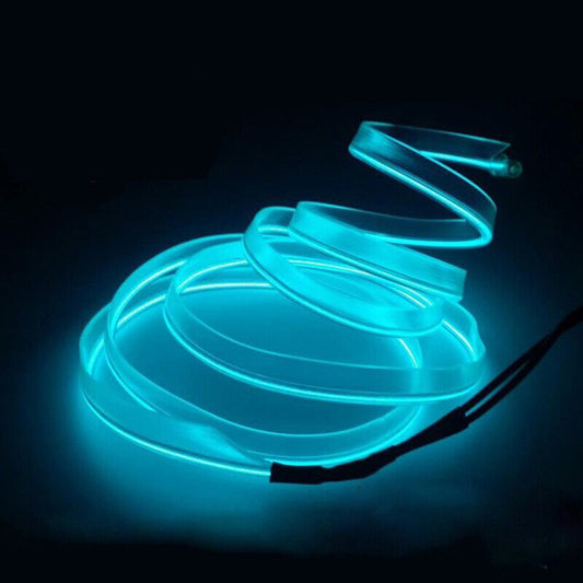 Flexibel LED-ljusband med neon-effekt – USB-driven dekorbelysning för bil, rum eller fest