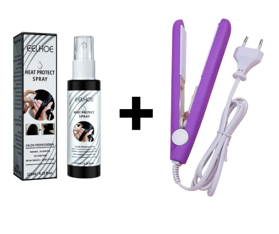 Mini Locktång - Kompakt Hårstyler för Perfekta Lockar Var Som Helst
