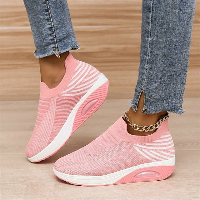 Lila slip-on sneakers för dam – Bekväma och sportiga vardagsskor