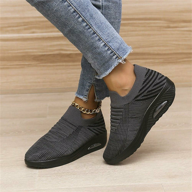 Lila slip-on sneakers för dam – Bekväma och sportiga vardagsskor