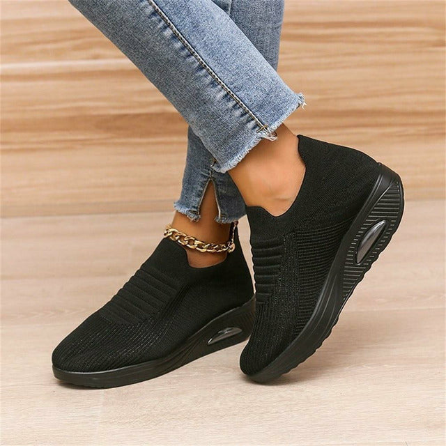 Lila slip-on sneakers för dam – Bekväma och sportiga vardagsskor
