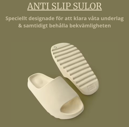 Ultra Bekväma Chunky Slides – Ergonomiska Tofflor med Tjock Sula för Inomhus & Utomhus | Vattentåliga & Halkfria