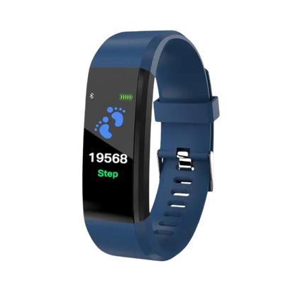 Senior Smartwatch – Enkel Hälsoklocka för Äldre - USB-laddning - Hälsoövervakning & Stegräknare
