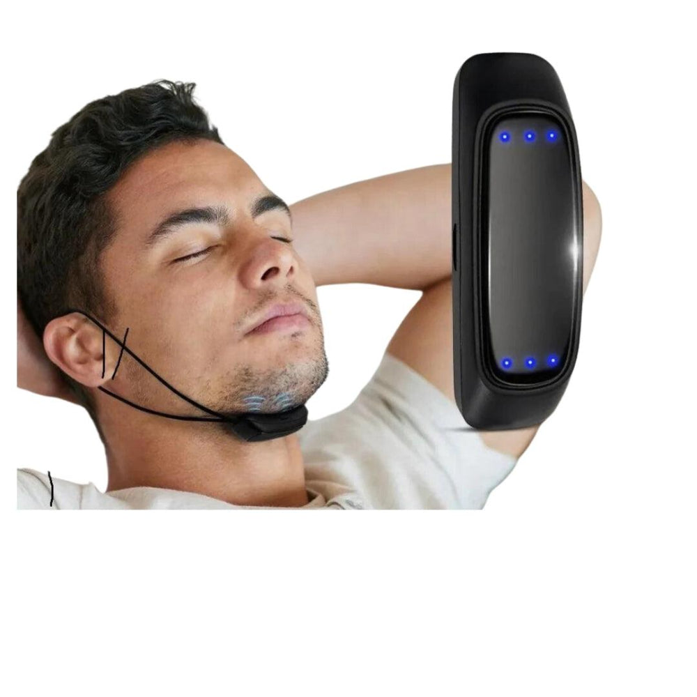 Smart Antisnarkningsenhet med Muskelstimulering – Tystare Sömn & Förbättrad Andning med Vibrationsimpulser