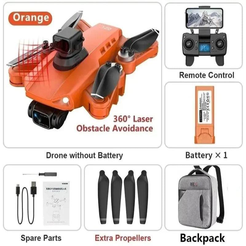 RG106 Pro 8K GPS-Drohne med Dubbelkamera och 3-Axlig Gimbal – Borstlös Motor, 28 Minuters Flygtid